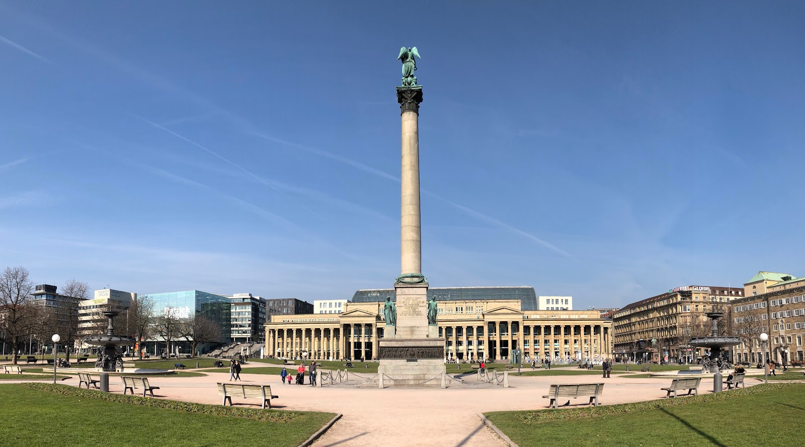 Stadtzentrum und Schlossplatz