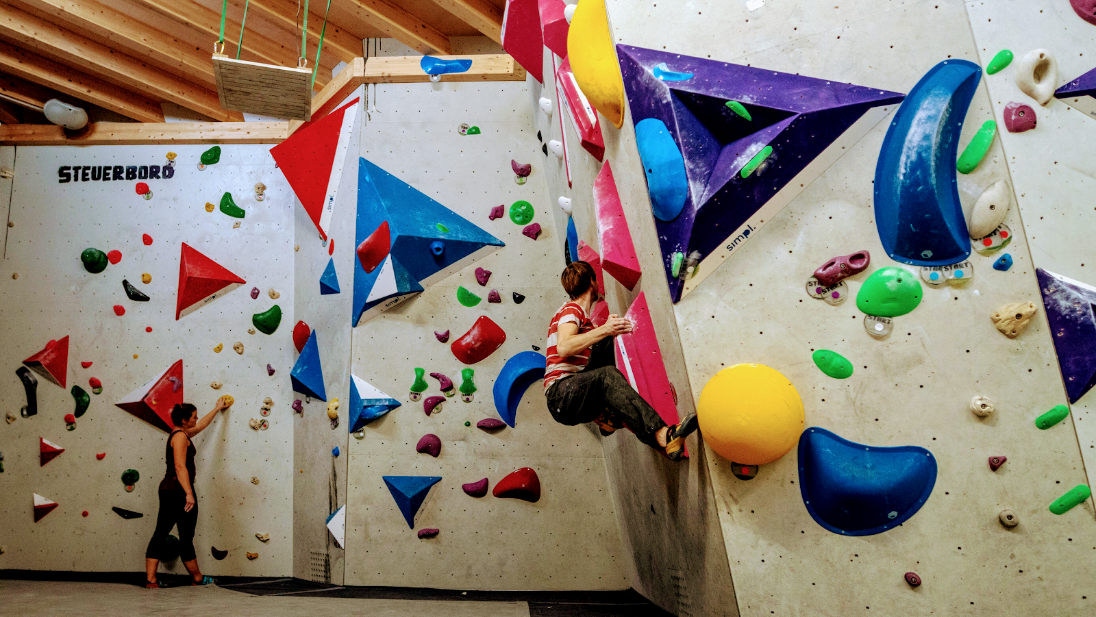 Bouldern in der Nordwandhalle