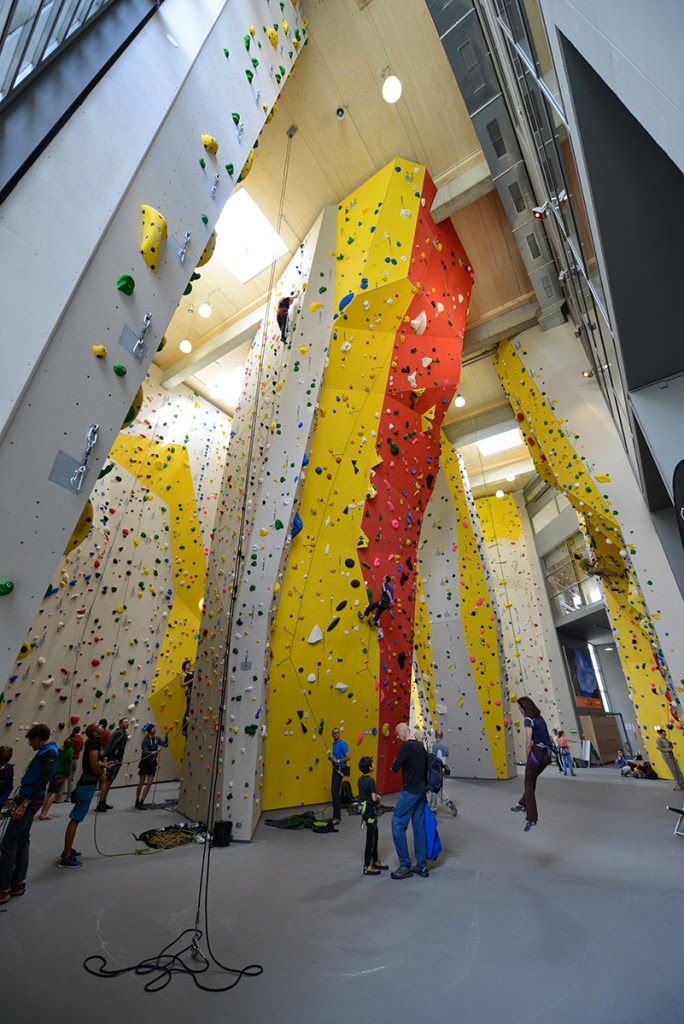 Klettern in der Kletterhalle