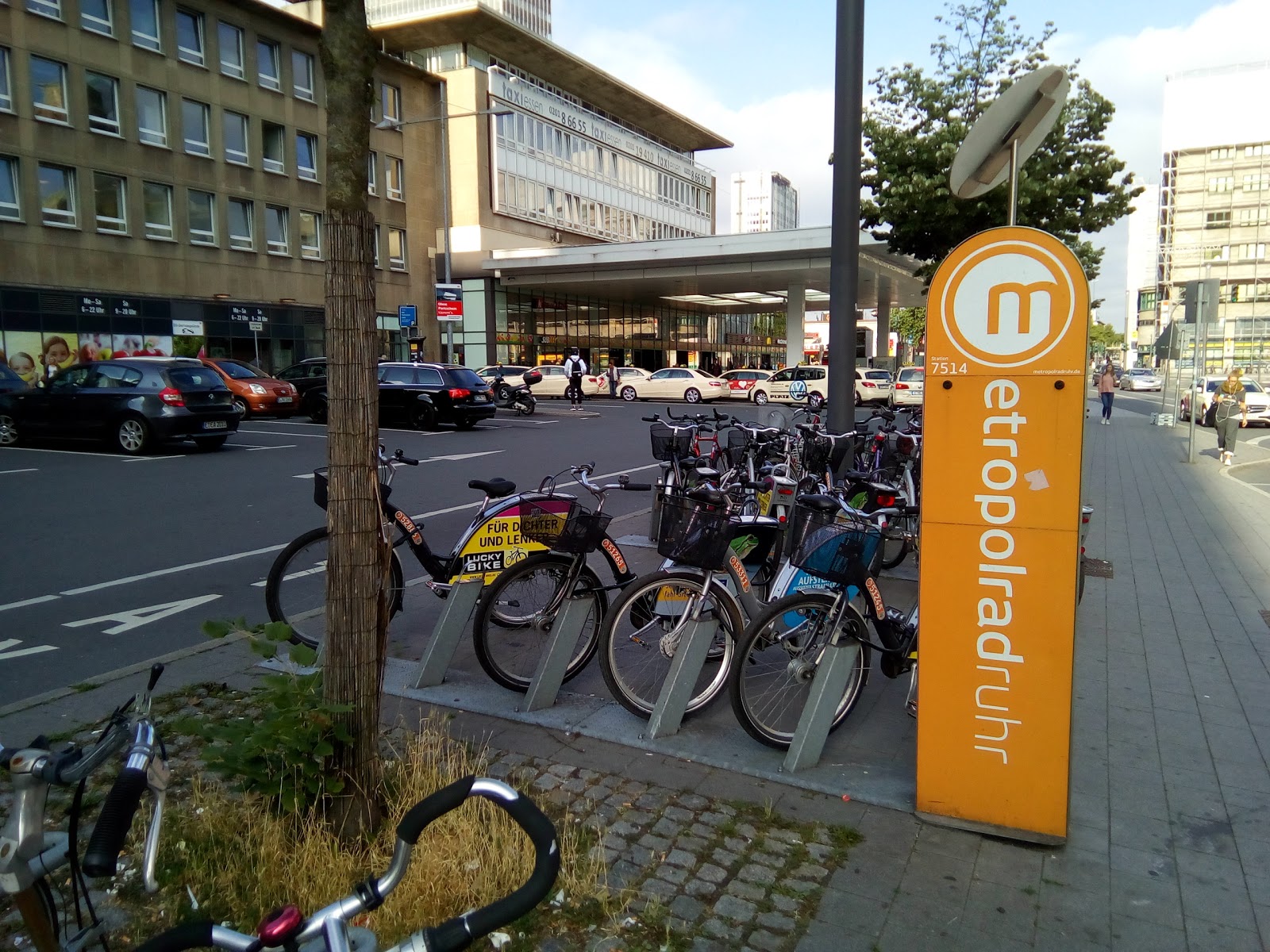 Biking durch den Stadtgarten